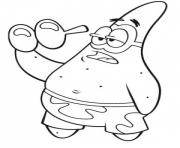patrick with glasses coloring page93d3
