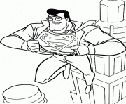 Printable nerd clark turn into superman e145001862697623b1 coloring pages