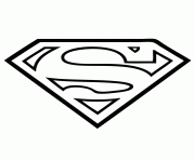 Printable kids superman logo s free4362 coloring pages