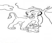 Printable simba and a doll 5d1c coloring pages