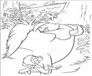 Printable pumbaa and timon free 6115 coloring pages