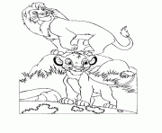 Printable simba and his dad ebe8 coloring pages