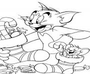Printable xmas s for kids tom and jerry2523 coloring pages