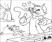 Printable tom and jerry playing yoyo 4b78 coloring pages
