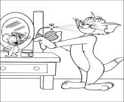 Printable tom and jerry getting ready 5337 coloring pages