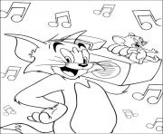 Printable tom with a radio 2e12 coloring pages
