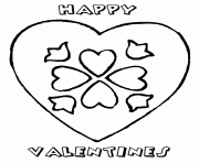 Printable flower happy valentines sefdd coloring pages