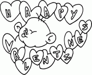 Printable printable happy valentines day sf911 coloring pages