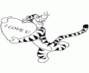 Printable tiger i love you valentine s7e09 coloring pages
