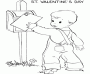 Printable st valentine se086 coloring pages