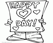 Printable printable happy valentine se766 coloring pages