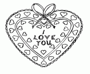 Printable i love you free valentines s0189 coloring pages