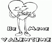 Printable valentines s be mine4eb3 coloring pages