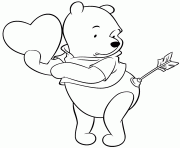 Printable winnie the pooh valentines day s48ea coloring pages