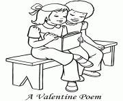 Printable poem for valentine aa66 coloring pages