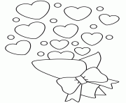 Printable bouquets of love valentines day scbae coloring pages