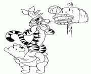 Printable winnie the pooh basketball sf076 coloring pages