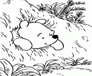 Printable pooh out of hole page8653 coloring pages