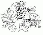 Printable friends forever winnie the pooh 507c coloring pages