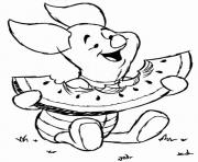 Printable pig s to print piglet eating fruit3691 coloring pages