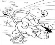 Printable pooh and friends against windy day pageab61 coloring pages