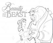 Printable disney beauty and the beast disney princess d731 coloring pages