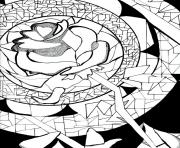 Printable beasts rose f877 coloring pages