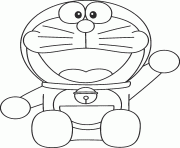 smiling doraemon coloring pages freed44a
