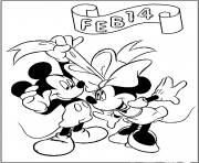 Printable mickey take off the ribbon from minnie disney 5e7f coloring pages