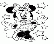 Printable stars minnie mouse s6a84 coloring pages