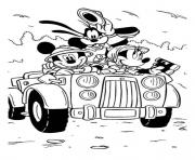 Printable mickey and friends on journey disney b367 coloring pages