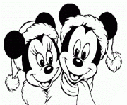 Printable minnie and mickey in winter disney 7f93 coloring pages