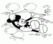 Printable mickey flies with balloons disney 5a8a coloring pages