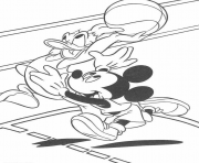 Printable mickey mouse and friends basketball s5682 coloring pages