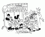 Printable mickey on walk of fame disney 94cc coloring pages