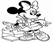 Printable minnie is a treveler disney 34a1 coloring pages
