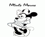 Printable minnie the mouse disney 3e6a coloring pages