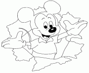 Printable mickey come out a paper disney 27cd coloring pages