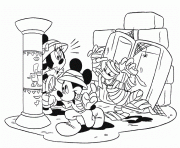 Printable mickey in egypt disney b693 coloring pages
