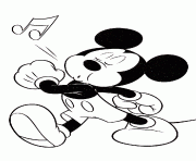 Printable mickey whistling disney 5d4d coloring pages