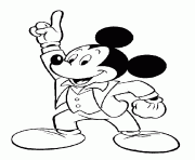 Printable mickey number one disney c9ac coloring pages