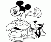 Printable mickey and goofy sf5e3 coloring pages