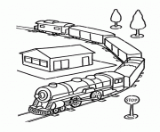Printable Train In A Station 517b coloring pages