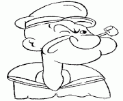 Printable popeye s cartoond119 coloring pages