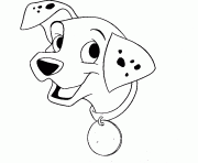 Printable cute dalmatian puppy afd1 coloring pages