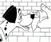 Printable dalmatian daddy and his son 62c7 coloring pages