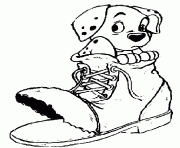Printable dalmatian in a boot ee8d coloring pages