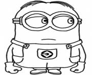 Printable dave the minion despicable me s17c96 coloring pages