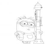 Printable despicable me s minion and bazooka8799 coloring pages