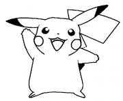 Printable cute pikachu s57b4 coloring pages